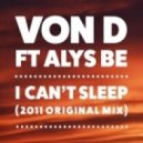 Von D - I can't sleep